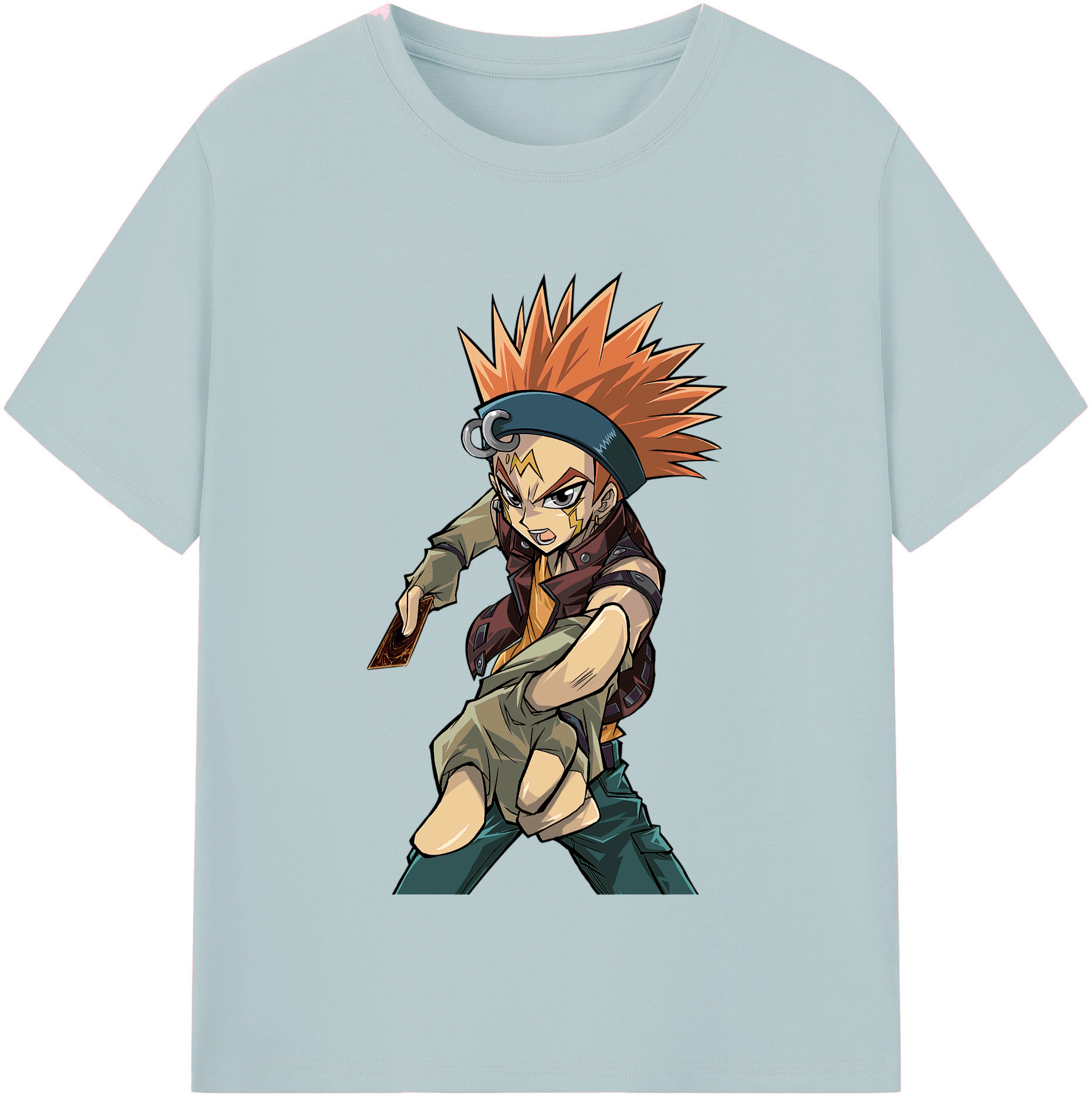 （画像用） 遊☆戯☆王 Yu-Gi-Oh! 綿100％半袖Tシャツ（フロントプリント）